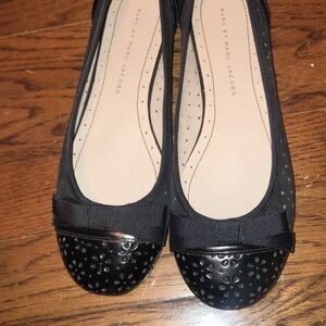 Marc by Marc Jacobs Black Polka Dot Flats